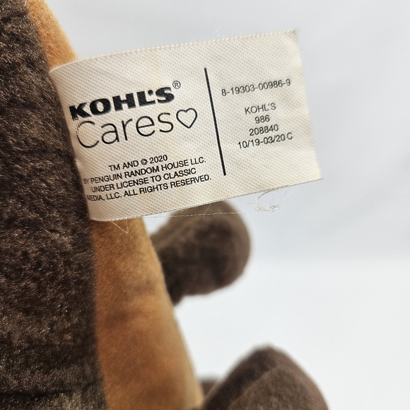 Kohl's Cares Brown Triceratops Dinosaur 13" Plush Golden Books Stuffed Animal - Picture 10 of 10